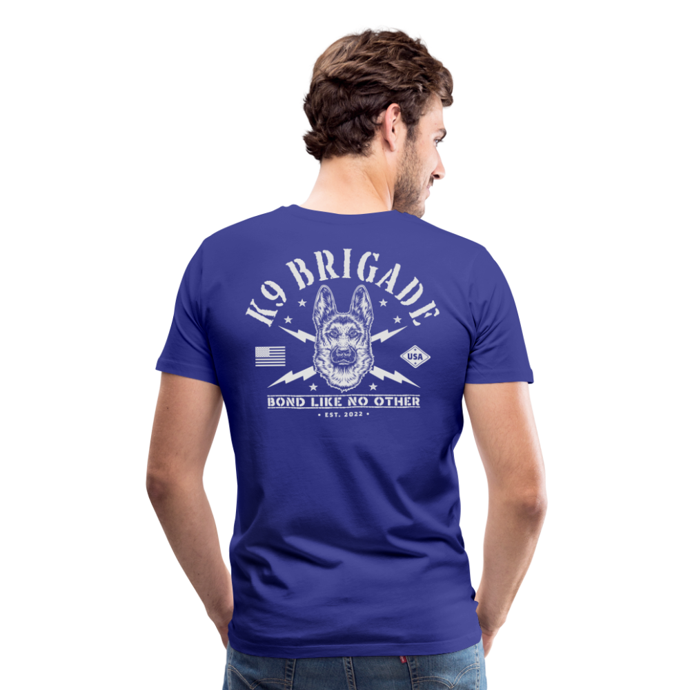 K9 Brigade Logo Shirt - royal blue