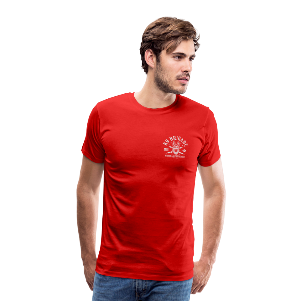 K9 Brigade Logo Shirt - red