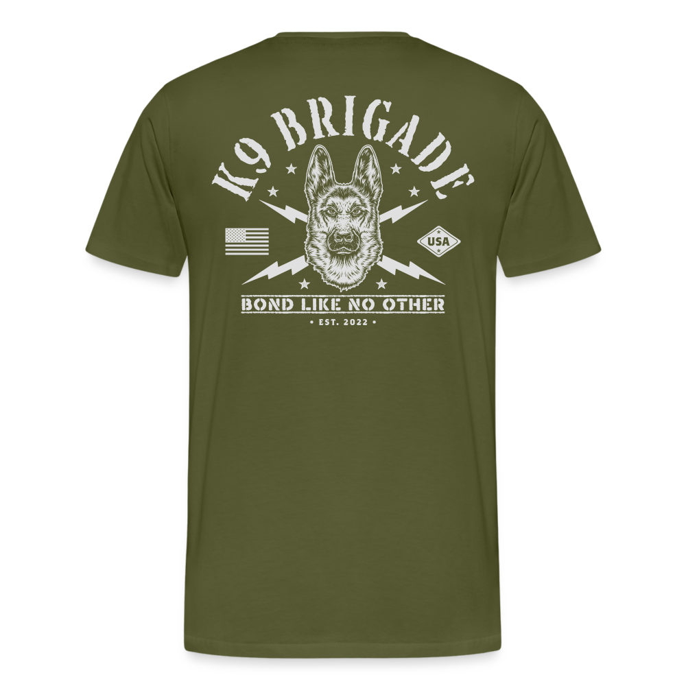 K9 Brigade Logo Shirt - olive green