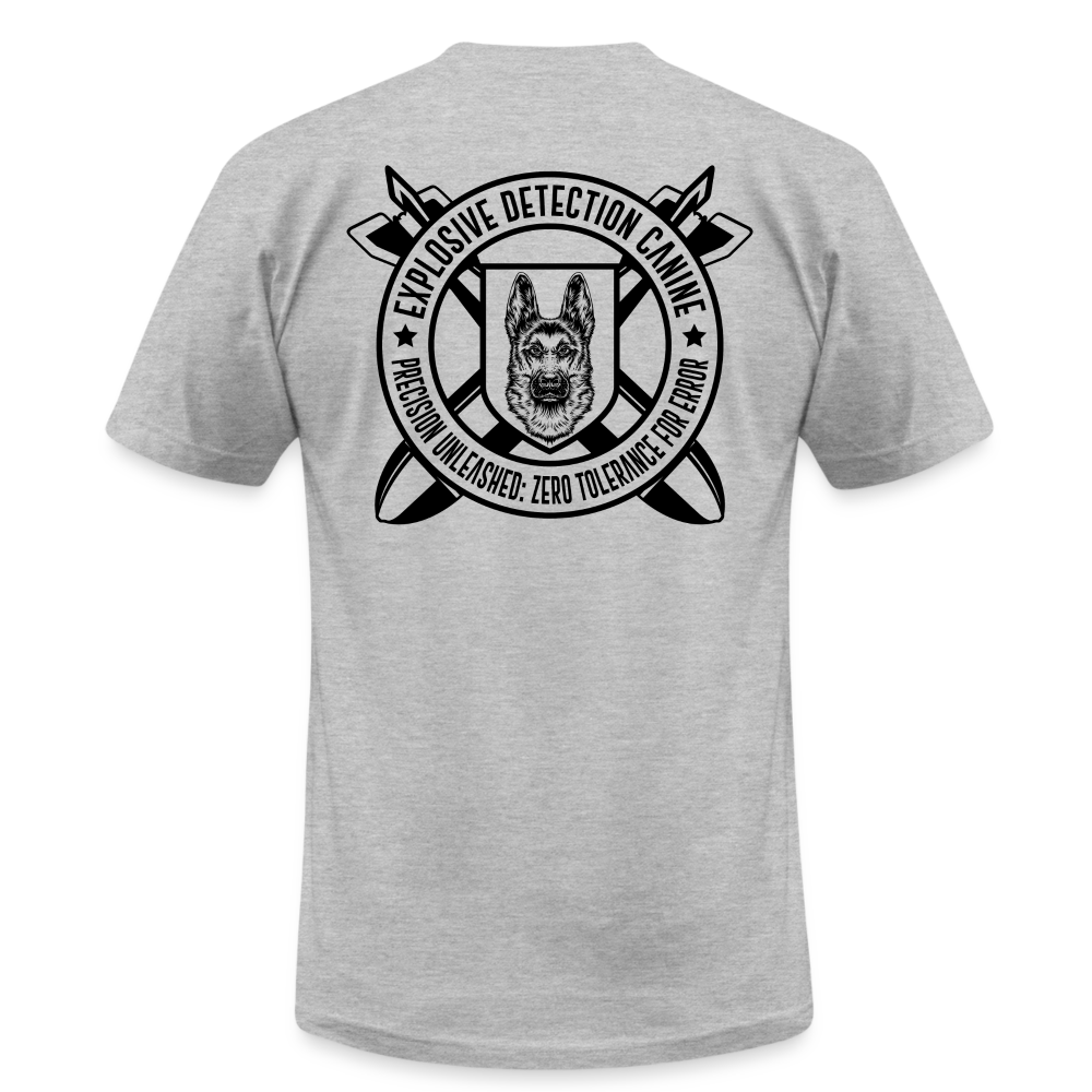 Explosive Detection Canine T-Shirt - heather gray