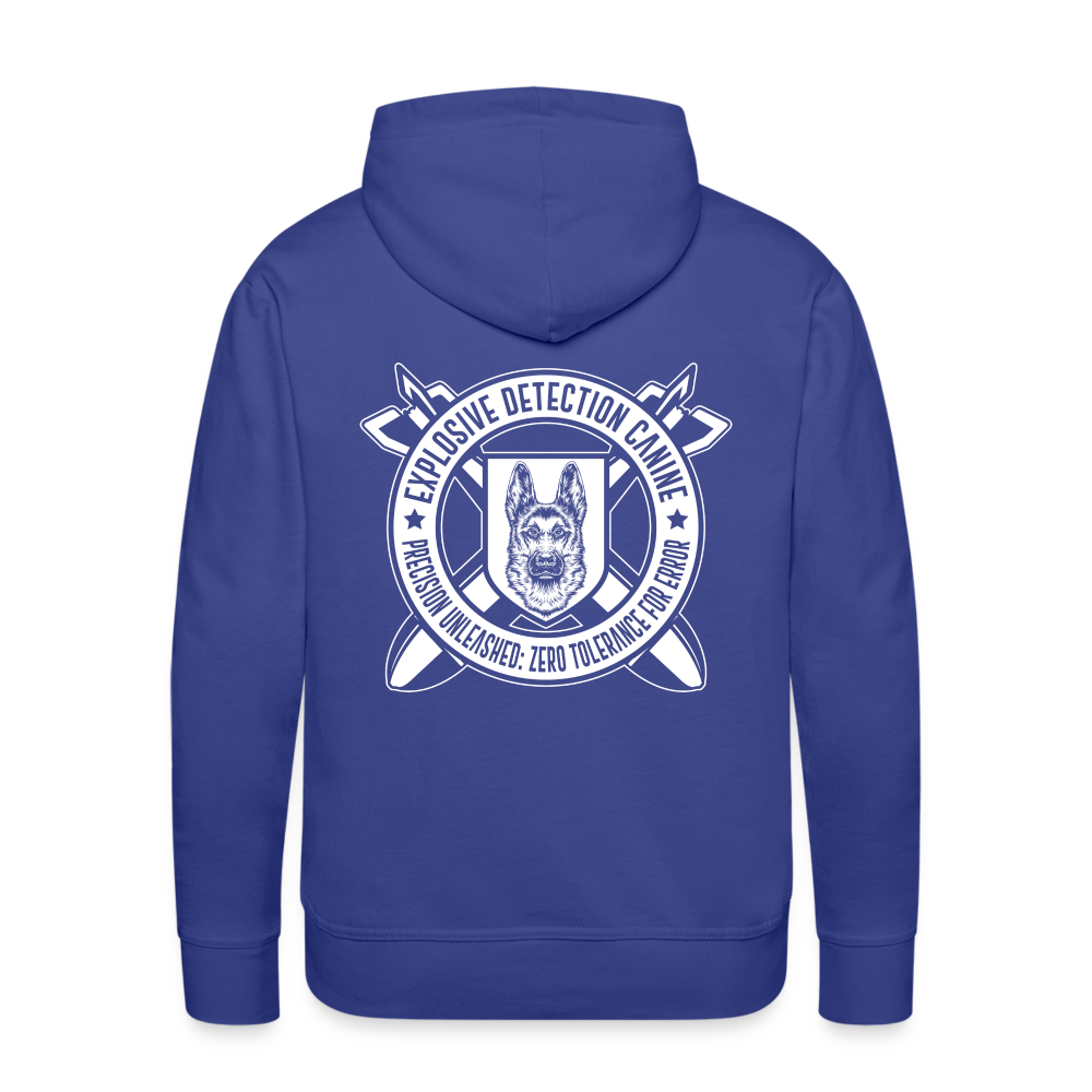 Explosive Detection Canine Hoodie - royal blue